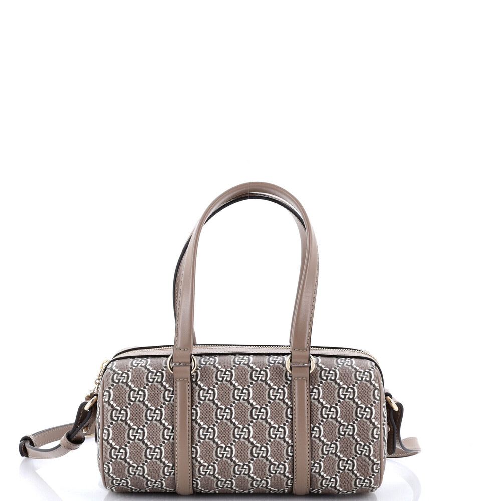 Gucci Small Convertible Duffle Bag GG Shadow Coated Canvas